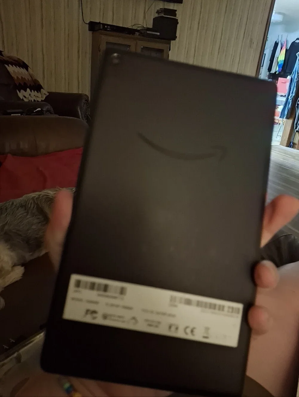 Parts Only Fire HD 8 Tablet with Cracked, Distorted Display For PARTS ONLY